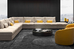 Большой длинный диван Элизиум на заказ